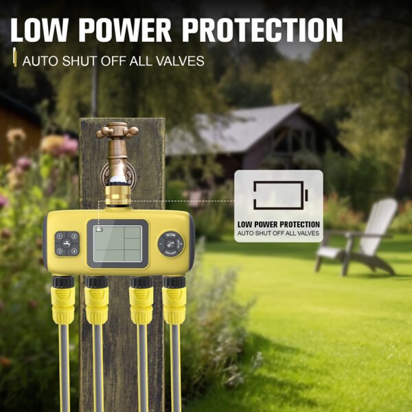 4-way automatic Irrigation timer+SBT025 - 图片 8