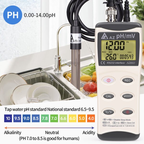 Multi-function Water Quality Tester+AZ8601 - 图片 3