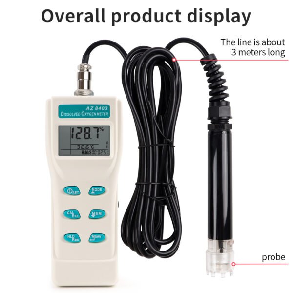 AZ8403 Dissolved Oxygen Detector Water Oxygen Detector-AZ8403 - 图片 9