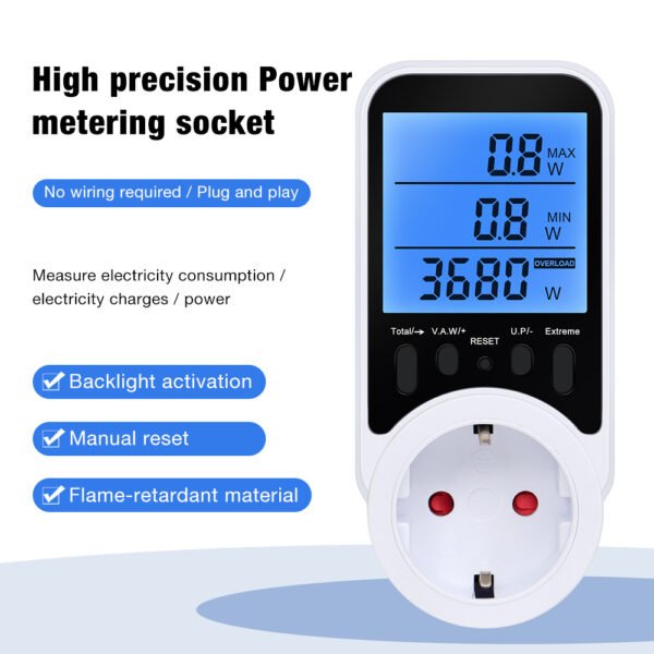 Power Metering Socket Monitoring Meter+VA134 - 图片 5