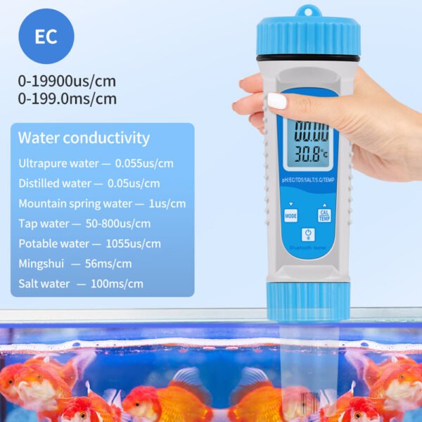 6 in 1 Water Quality Tester +BT786 - 图片 10