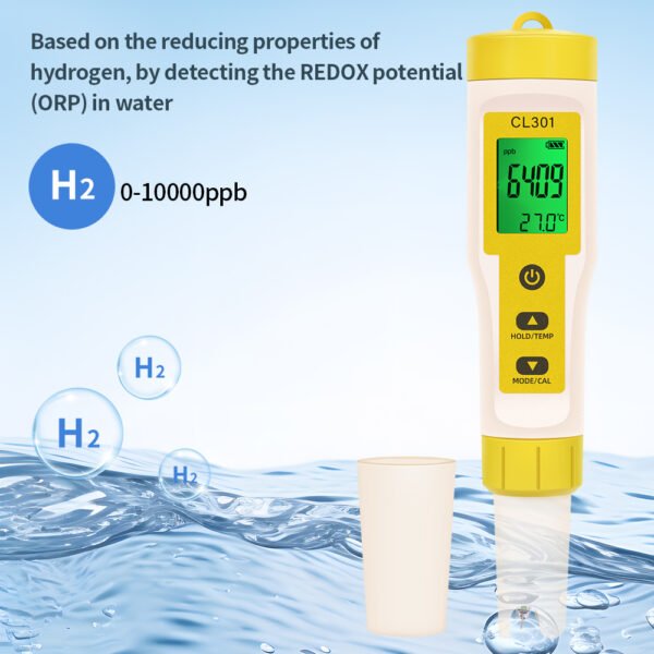 3 in 1 H2/CL/TEMP Water Quality Tester+CL301 - 图片 10