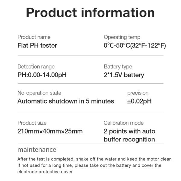 Food PH Tester+PH875 - 图片 10