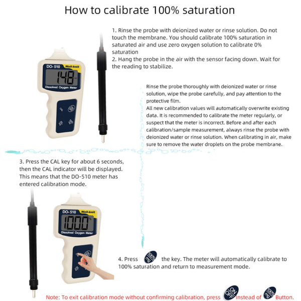 DO-510 Dissolved Oxygen Meter+DO01 - 图片 7