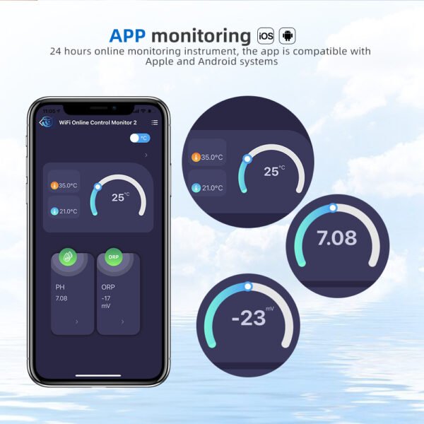 3 in 1 Wifi Water Quality Tester + PH190 - 图片 3