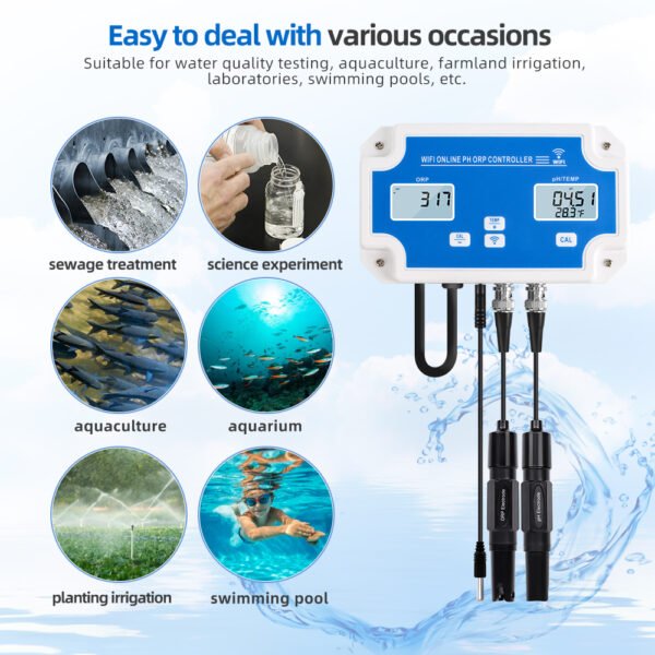 3 in 1 Wifi Water Quality Tester + PH190 - 图片 4