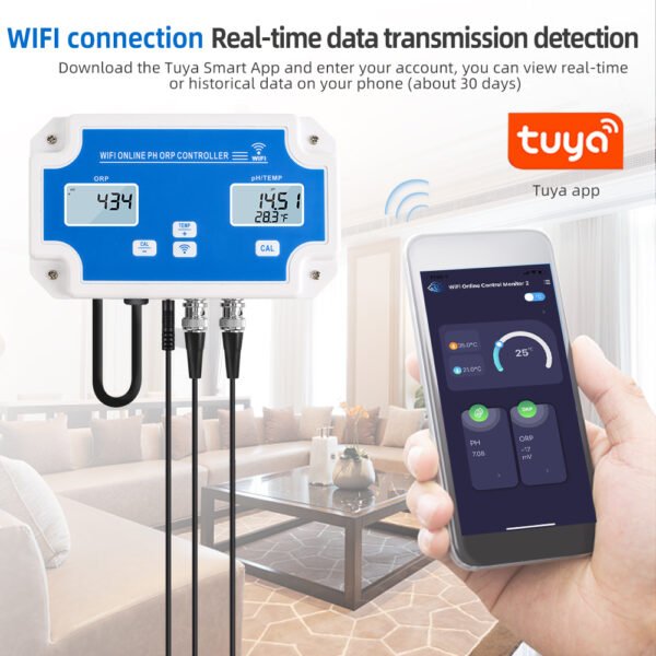 3 in 1 Wifi Water Quality Tester + PH190 - 图片 6
