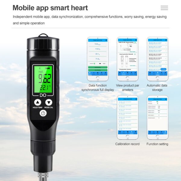 BLE-9100 Bluetooth Dissolved Oxygen Meter- DO04BL - 图片 3