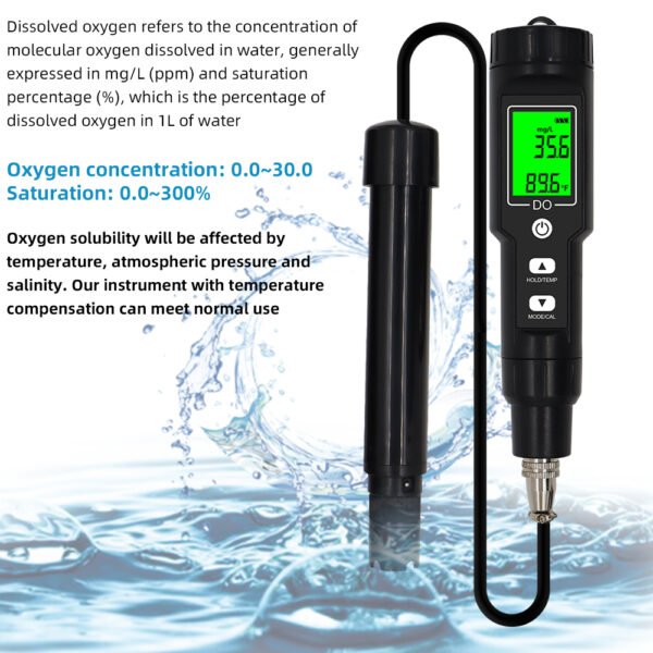 DO9100 Waterproof Oxygen Dissolved Meter-DO02BL - 图片 8