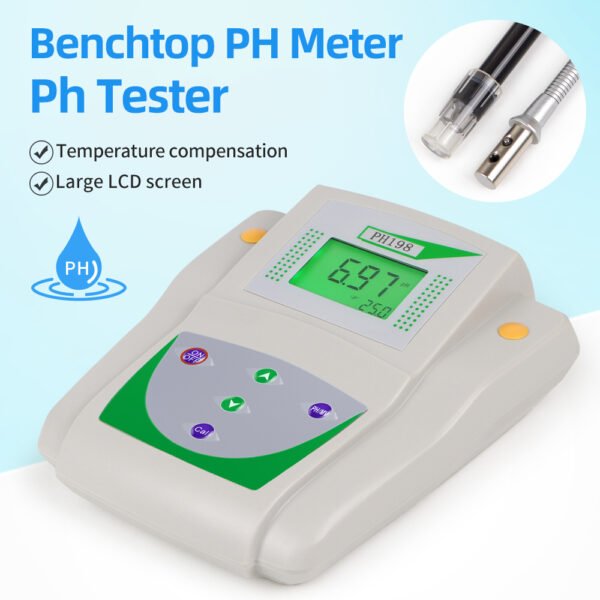 2 in 1 PHS-25C PH Tester +PH198 - 图片 2