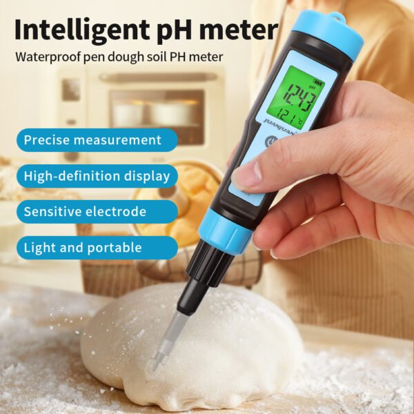YY-1030 Digital Electronic Food PH Meter+PH199W - 图片 2