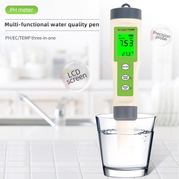 3 in 1 PH EC Meter TEMP Meter-EC014BL/EC014 - 图片 2