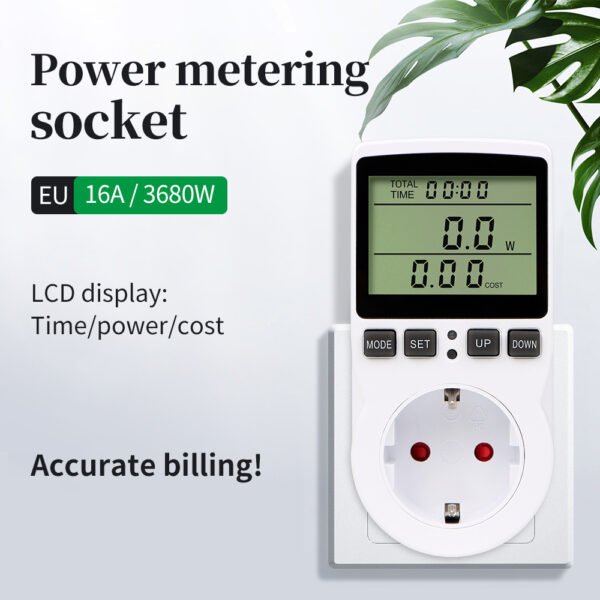 Large LCD Display Power Meter+V060EU - 图片 2