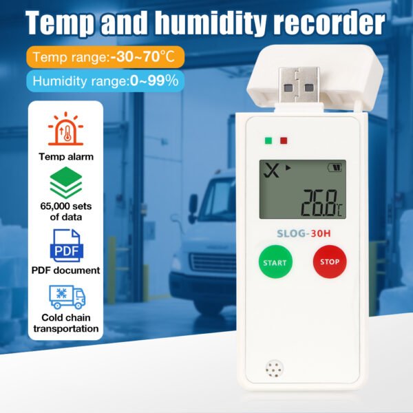 SLOG-30H Temperature Humidity Record Data Logger +Temp031 - 图片 2