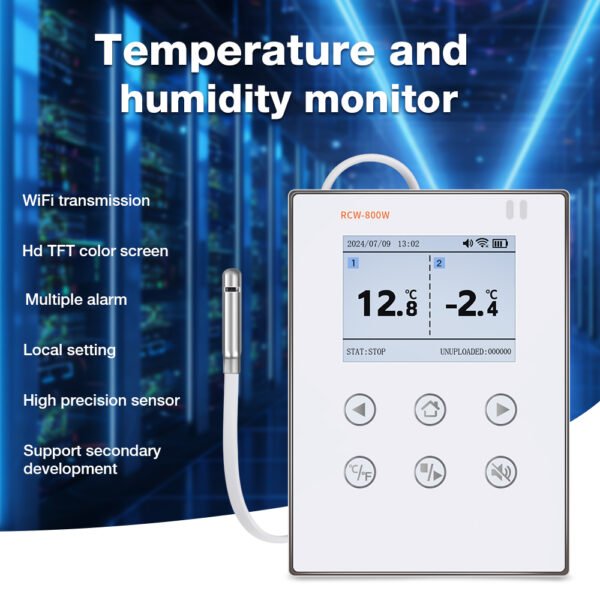 RCW-800W-THE Wifi Temperature and Humidity Monitor+WH51 - 图片 2