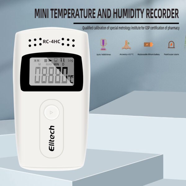 RC-4HC Digital USB Built-in NTC Data logger +WH52 - 图片 2