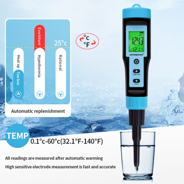 YY-1030 Food PH Test Pen + PH199Y - 图片 11