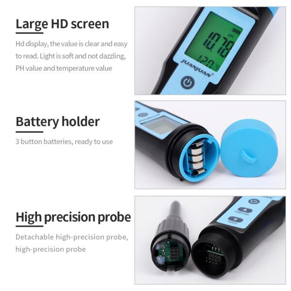 YY-1030 Food PH Test Pen + PH199Y - 图片 14