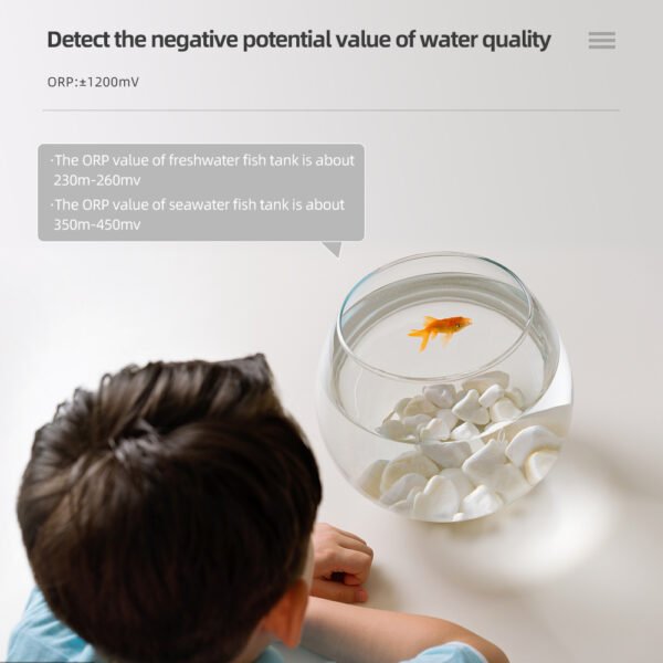 3 in 1 Hydrogen-rich Temperature ORP H2 Meter With Backlight+PH165BL - 图片 5
