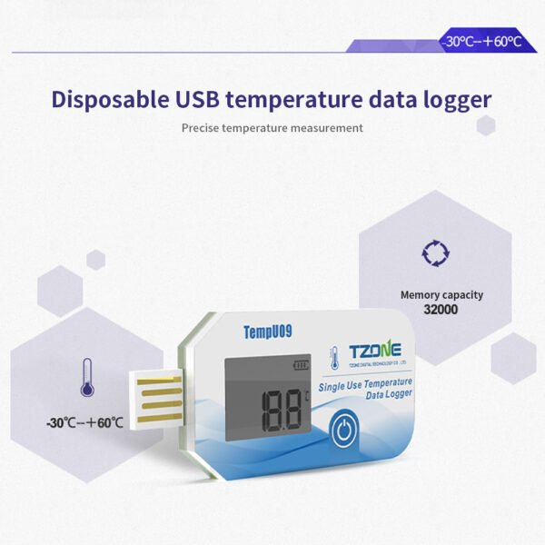 TempU09 Disposable Temperature Recorder+Temp018 - 图片 3