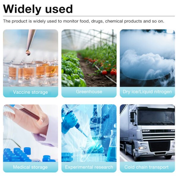 SLOG-200E External Probe Cold Chain Temperature Recorder+Temp034 - 图片 3