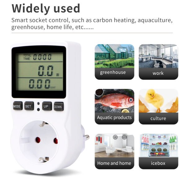 Large LCD Display Power Meter+V060EU - 图片 4