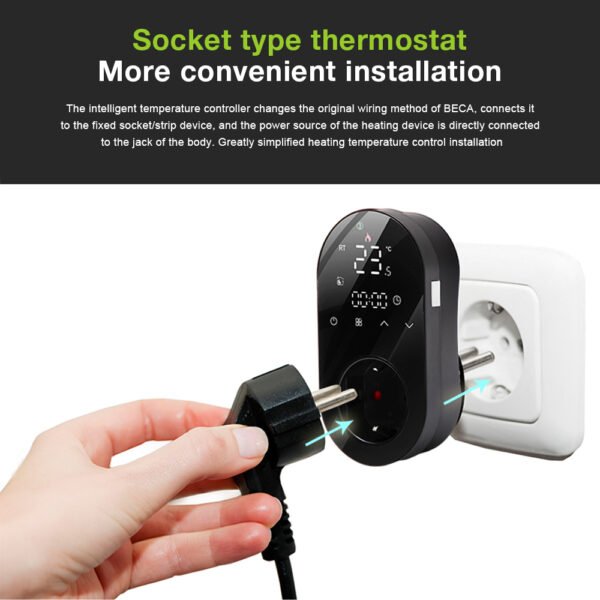 BHT-12-E Smart WiFi Remote Control Thermostat +WH82EU/WH81EU - 图片 4