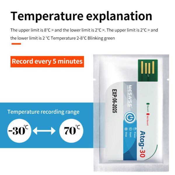 180 Days Temperature Data Temperature Recorder +Temp016 - 图片 4