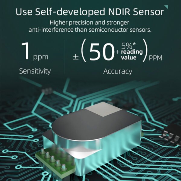 Mini 3 in 1 CO2 Temp Humidity Air Quality Detector +ALB22/ALB23 - 图片 4