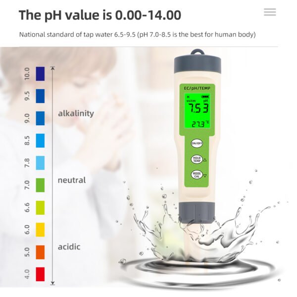 3 in 1 PH EC Meter TEMP Meter-EC014BL/EC014 - 图片 5