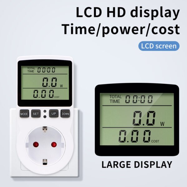 Large LCD Display Power Meter+V060EU - 图片 5