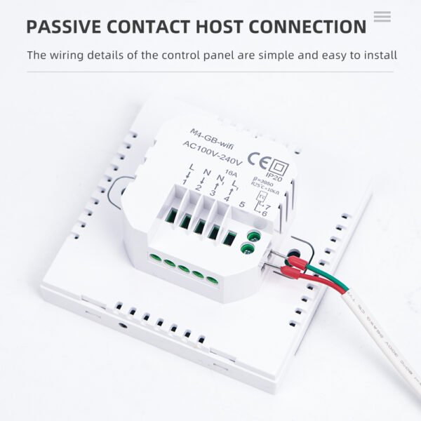 M4A WIFI Floor Heat Thermostat Digital Temperature Controller +WH28B - 图片 5