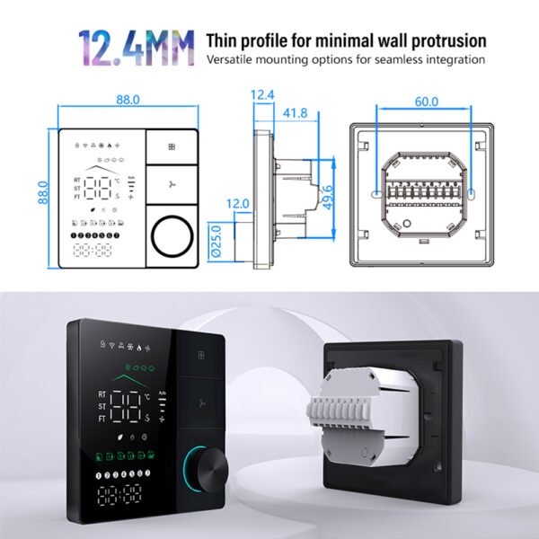 Air conditioning thermostat BAC-18AL +WH018B/WH018W/WH018E - 图片 5