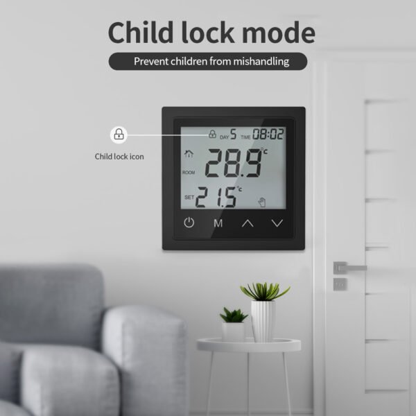 MH-1828B Electric Floor Heating Thermostat +WH63/WH63B - 图片 5