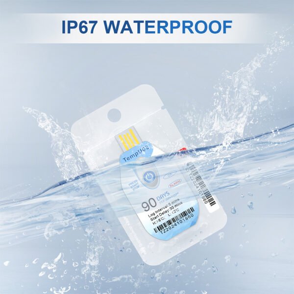 90 Days PDF Data Logger USB Portable Temperature Recorder+Temp009 - 图片 5
