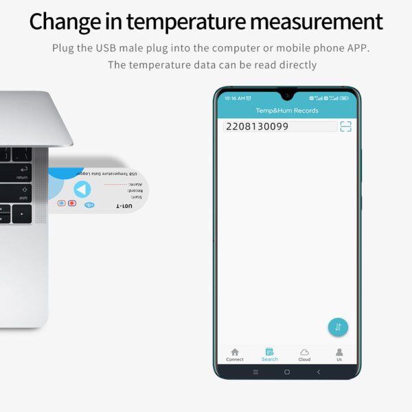 U01-T Temperature Data Logger+WH95 - 图片 5