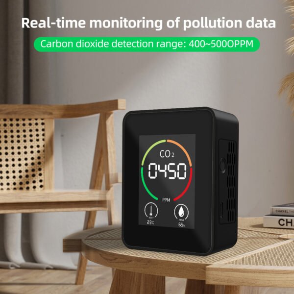 CO2 Meter Multifunctional Digital Air Detector + ALB16 - 图片 5