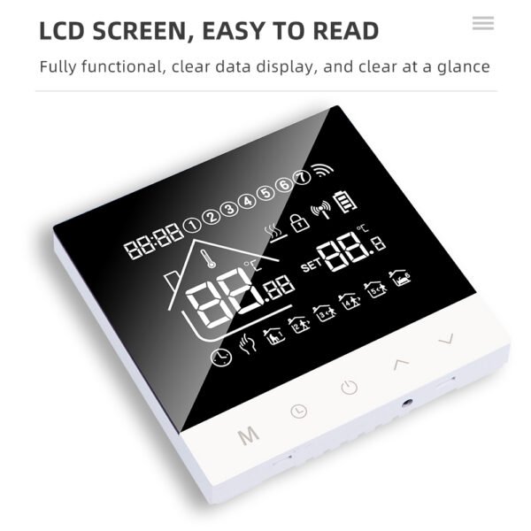 WIFI Floor Heat Thermostat Digital Temperature Controller +WH28C - 图片 6