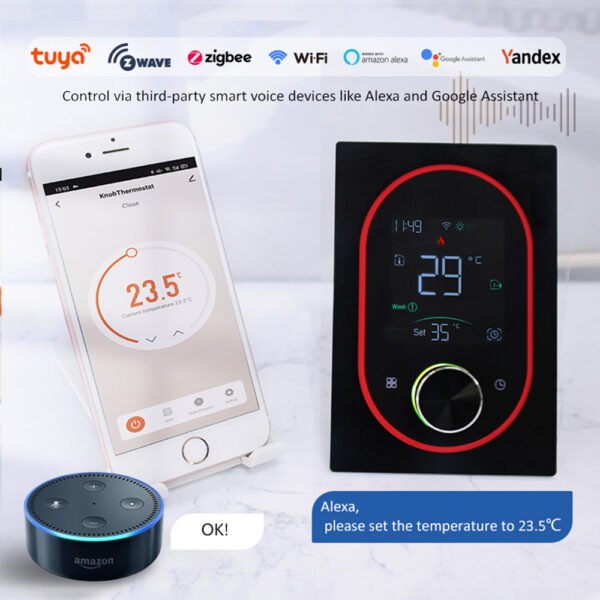 BHT-9000 Smart Knob Thermostat WiFi Floor Heating Controller+WH89A/WH89B/WH89C - 图片 6