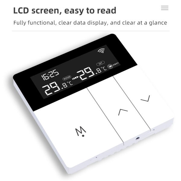WIFI Floor Heat Thermostat Digital Temperature Controller+WH101 - 图片 6