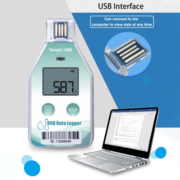 TempU08B Single-Use Temperature Humidity Recorder +Temp021 - 图片 6
