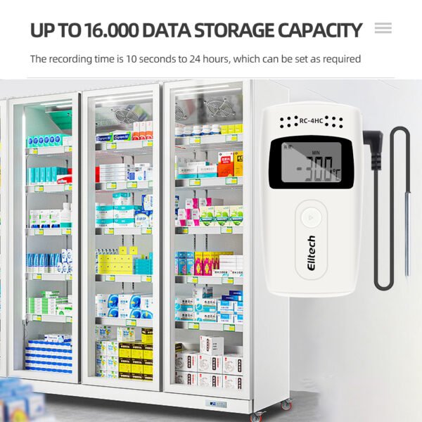 RC-4HC Digital USB Built-in NTC Data logger +WH52 - 图片 6