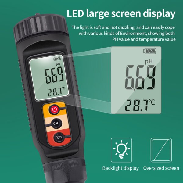 High Quality Soil Ph Meter Food PH Tester+SPH029 - 图片 6