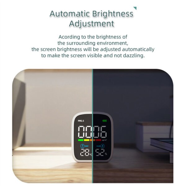 3 in 1 Temperature Hygrometer PM2.5 Detector+ALB24/ALB25 - 图片 6