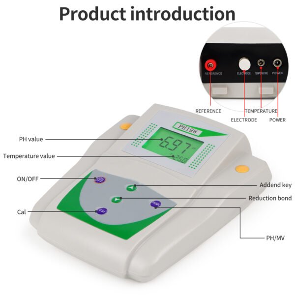 2 in 1 PHS-25C PH Tester +PH198 - 图片 7