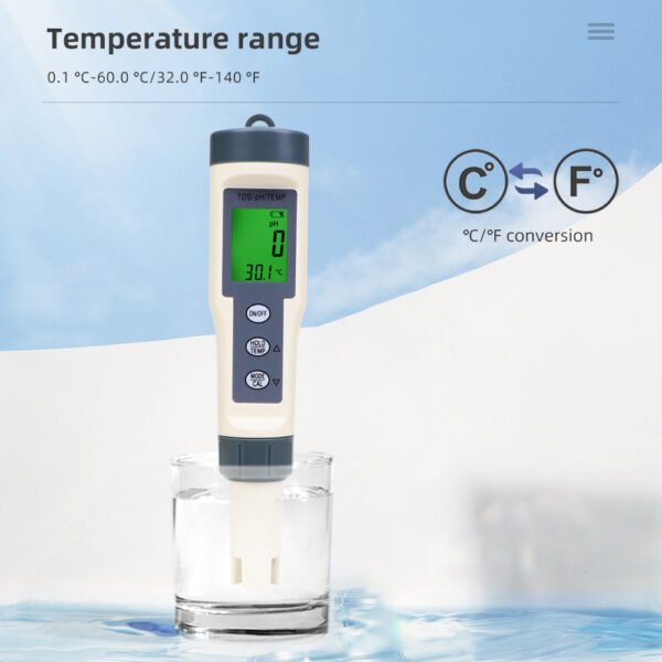 3 in 1 Temperature TDS PH Meter+EC016BL - 图片 7