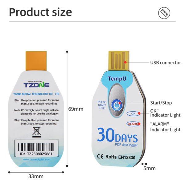 30days Data Logger for Cold Chain+Temp015 - 图片 8