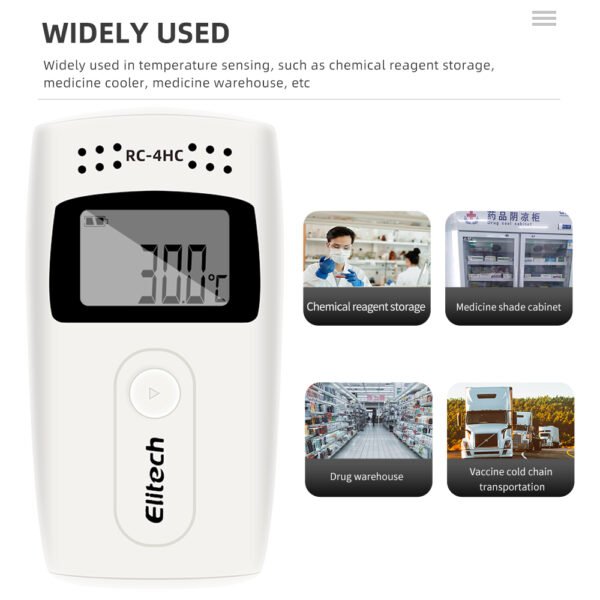 RC-4HC Digital USB Built-in NTC Data logger +WH52 - 图片 7