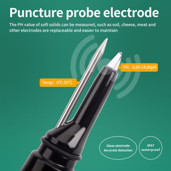 High Quality Soil Ph Meter Food PH Tester+SPH029 - 图片 7