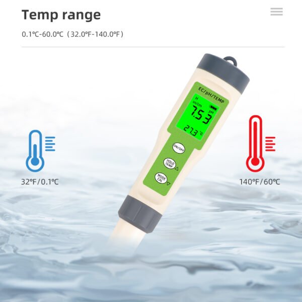 3 in 1 PH EC Meter TEMP Meter-EC014BL/EC014 - 图片 8